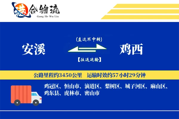 安溪到鸡西物流|安溪到鸡西物流公司|安溪到鸡西专线