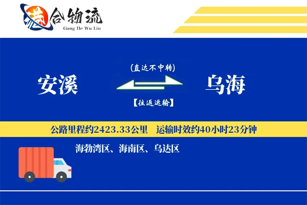 安溪到乌海物流公司