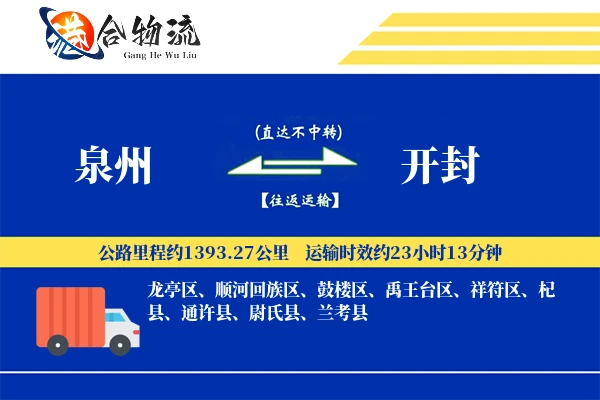 泉州到开封物流价格查询,泉州至开封物流费用,泉州到开封物流几天到