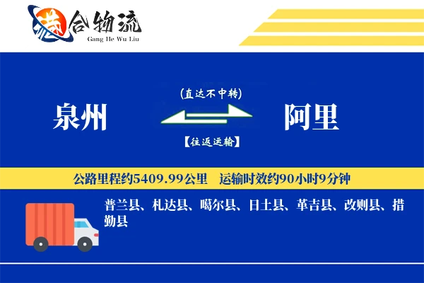 泉州到阿里空运,泉州到阿里航空货运,泉州空运至阿里