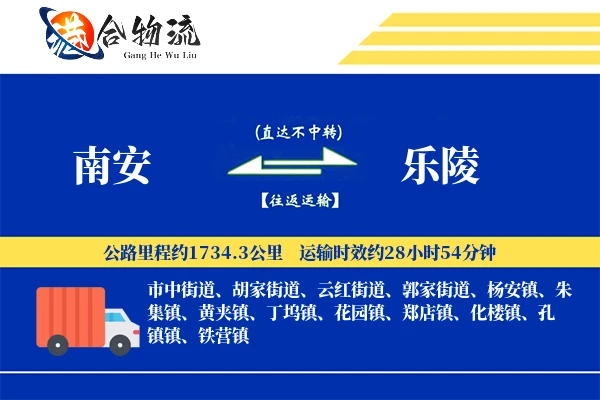 南安到乐陵物流|南安到乐陵物流公司|南安到乐陵专线