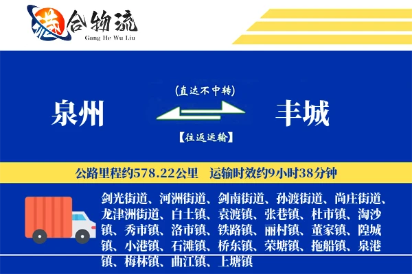 泉州到丰城物流|泉州到丰城物流公司|泉州到丰城专线
