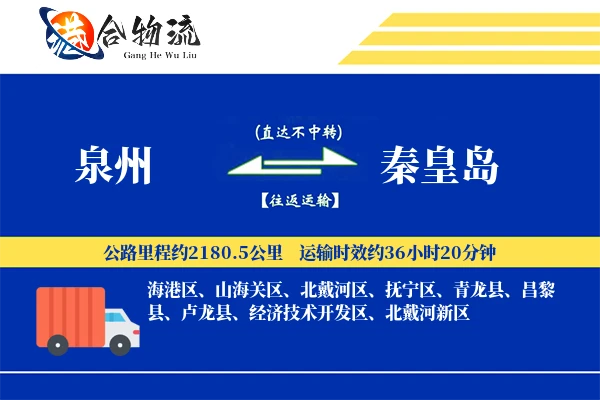 泉州到秦皇岛海运,泉州海运到秦皇岛,泉州至秦皇岛船运费