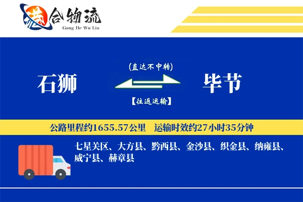 石狮到毕节物流公司