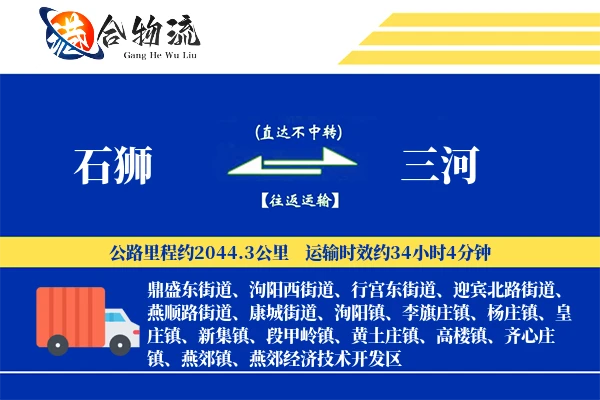 石狮到三河物流|石狮到三河物流公司|石狮到三河专线
