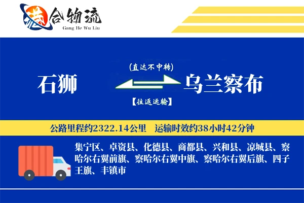 石狮到乌兰察布物流公司