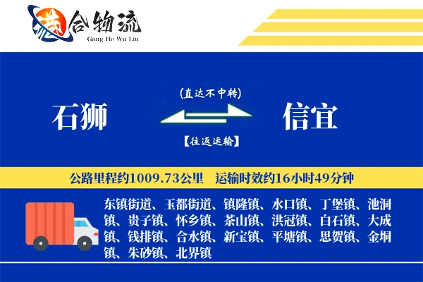 石狮到信宜物流公司